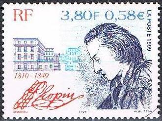 timbre Chopin France Albuisson