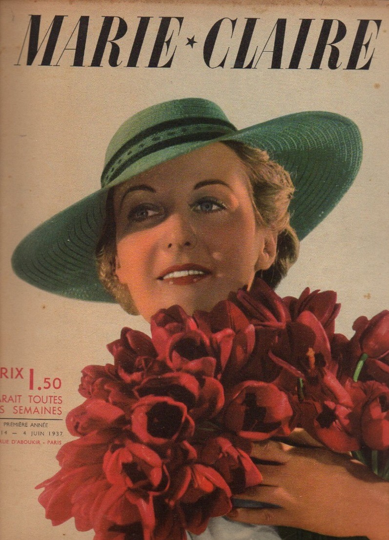Marie Claire Old Magazine French No 39 - 1937