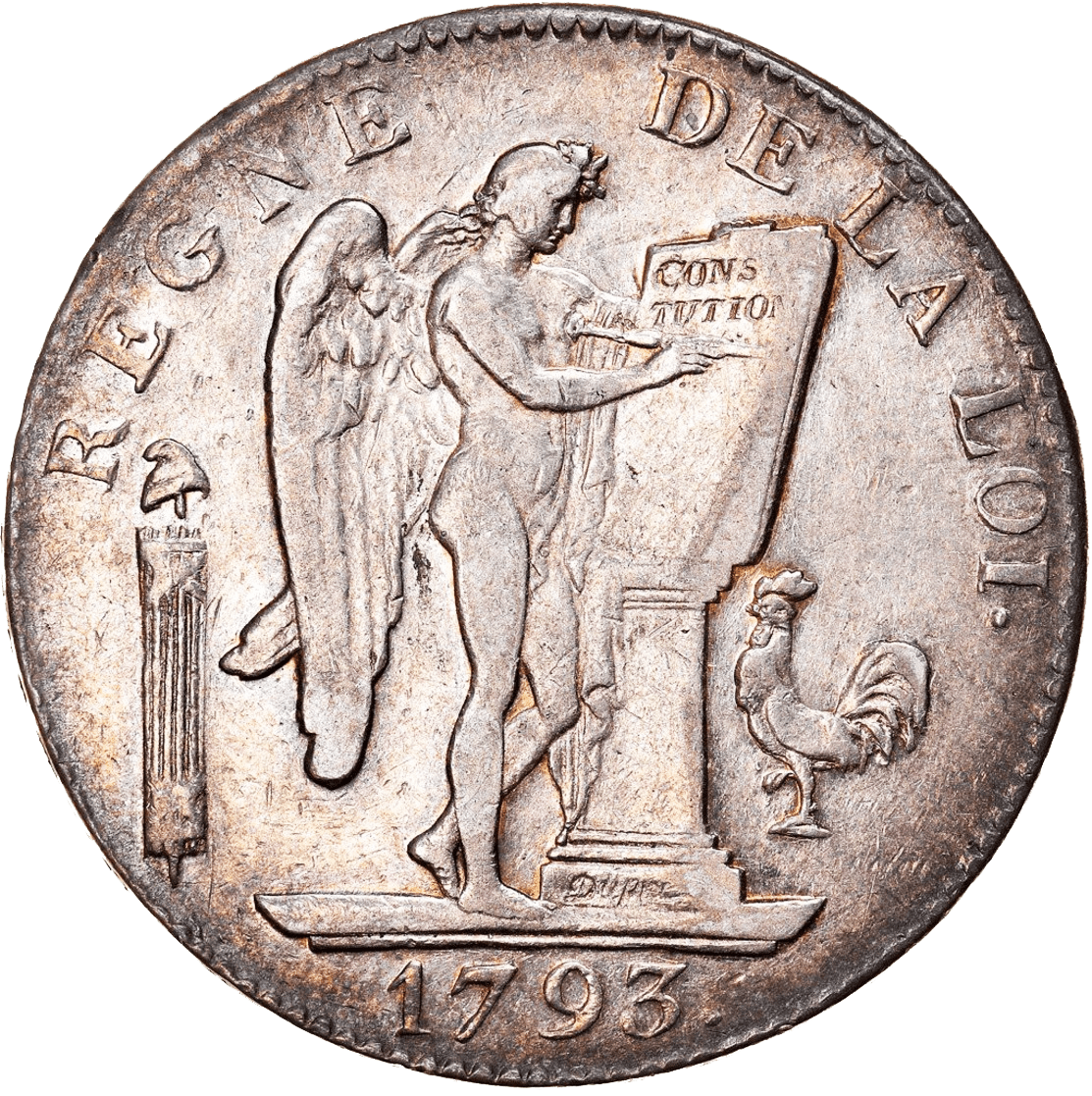 Repro Pièce Louis XVI Roi de France 1793 Ecu   Revolution Francaise Coin 