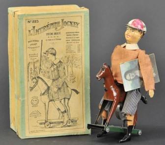 L’intrépide Jockey, 1922, jouets automate mécanique