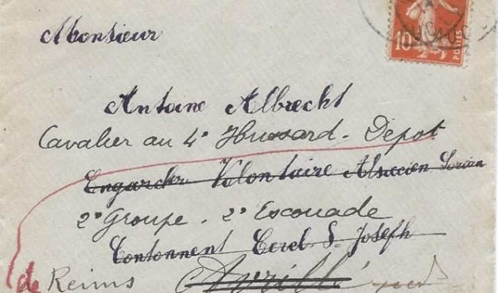 Précurseur de contrôle postal 1914