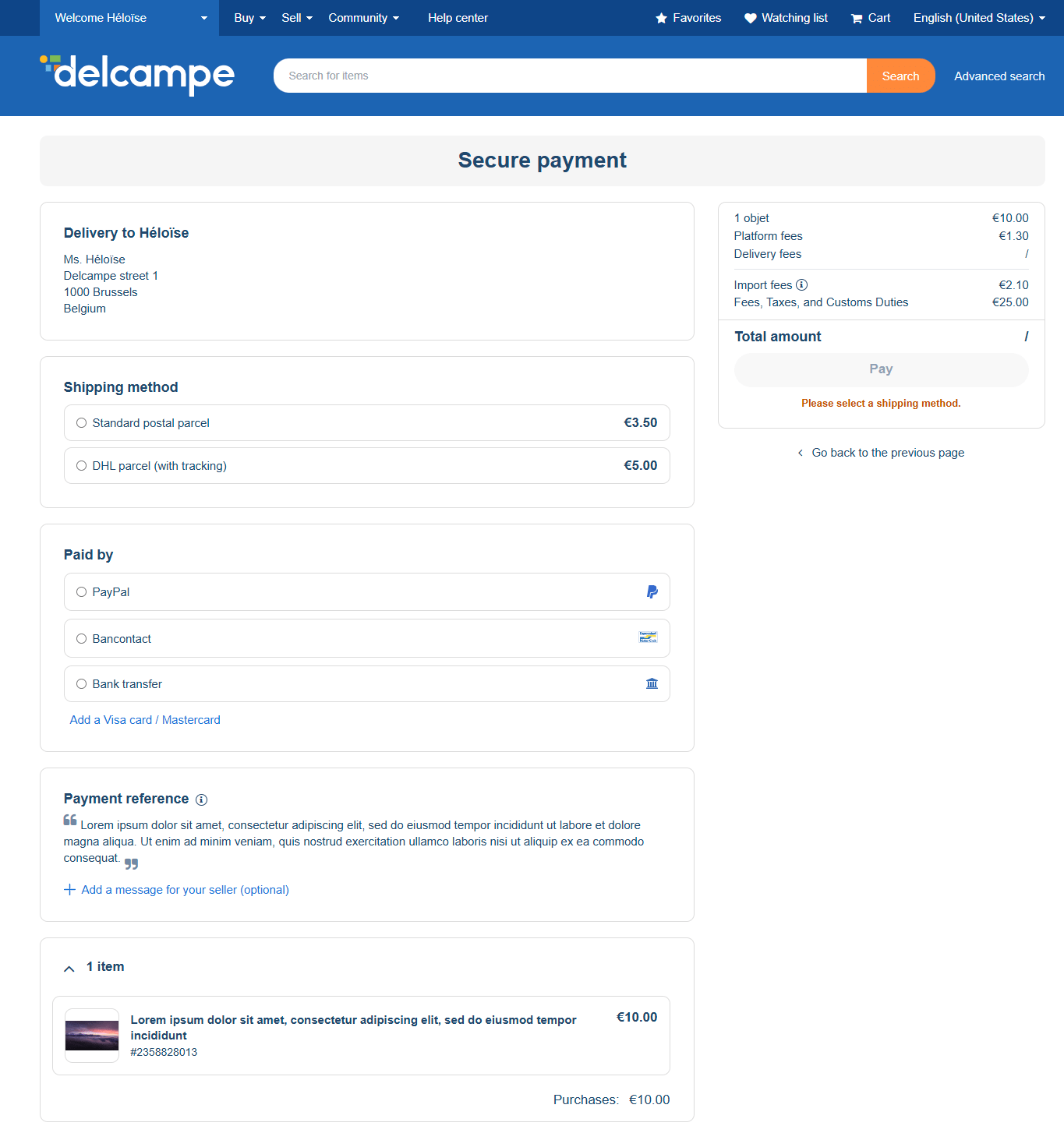 Payment En
