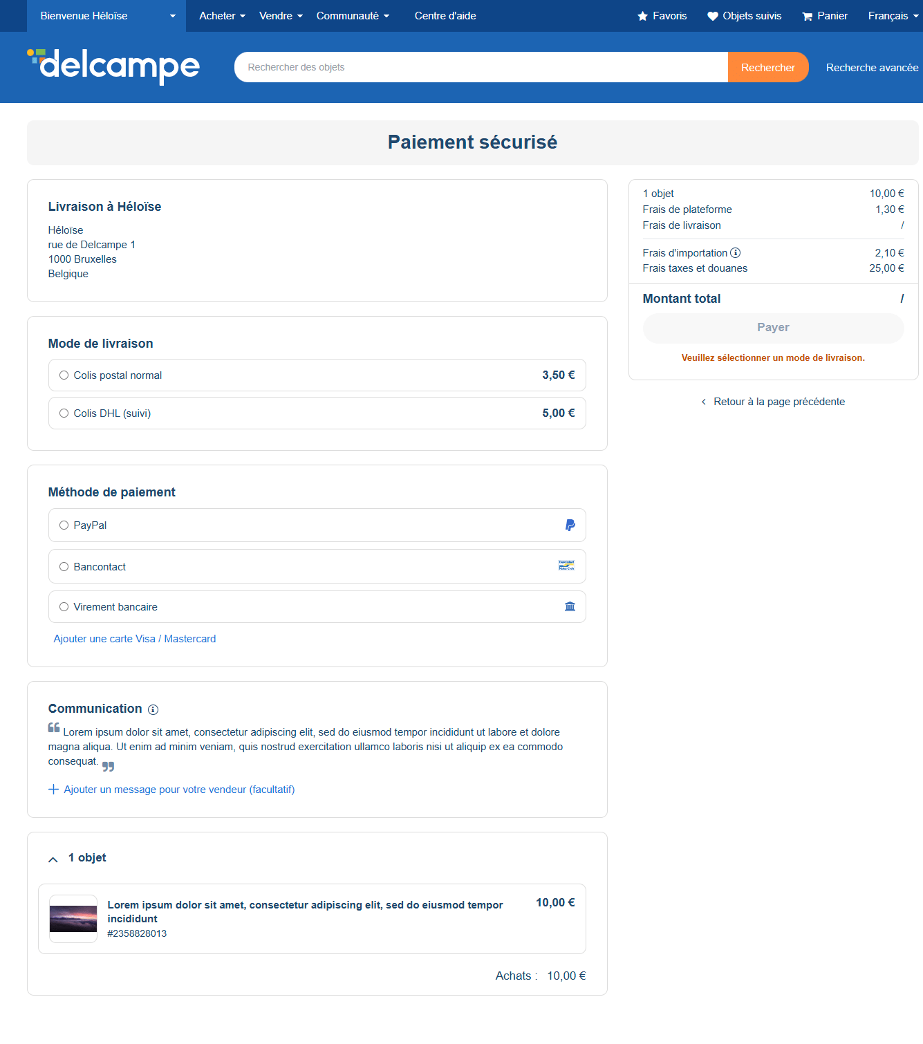 Payment Fr