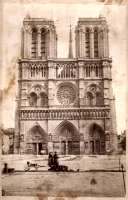 Photographie ancienne de Notre-Dame de Paris