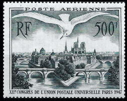 Timbre de 1947, Notre-Dame de Paris